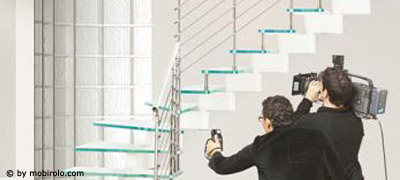 Redline Treppe nika glass